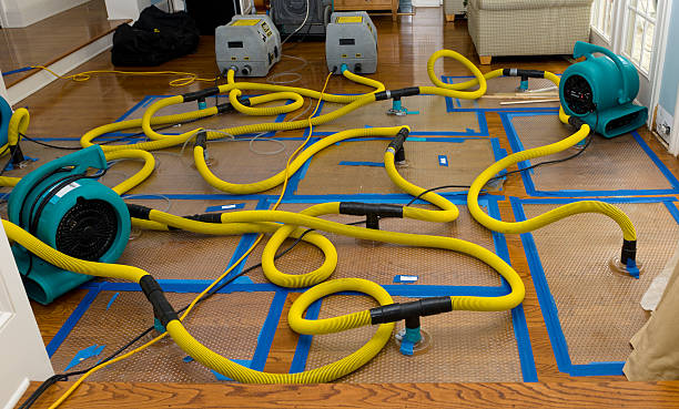 Professional Flood Damage Restoration technician working in Longs, SC